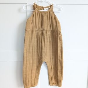 City Mouse Baby Toddler Mustard Romper 12-18 Months